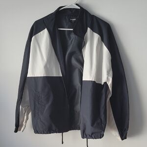 Pacsun Playboy Black and White Wind Breaker Jacket